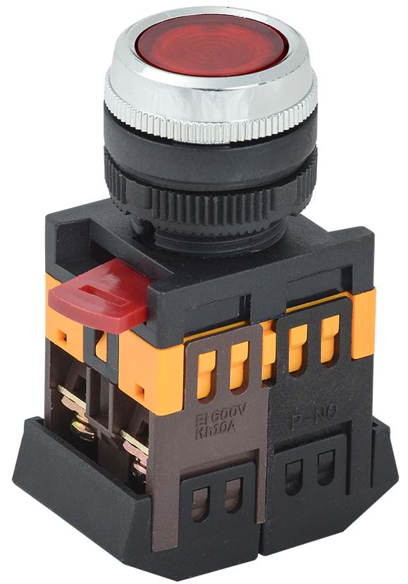 Кнопка ABLF-22 (красн) IEK