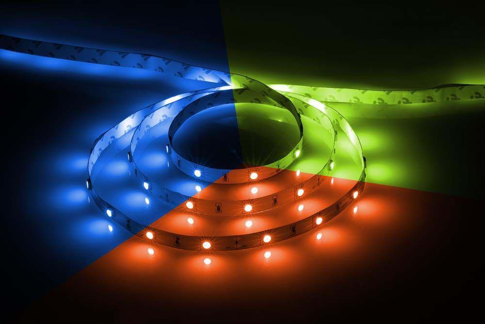 Лента RGB LS606 7.2w/м 30SMD (5050) iP20 12v FERON RGB