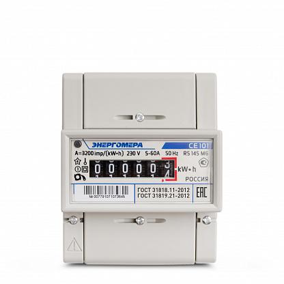 Счётчик ЭНЕРГОМЕРА 1ф CE 101 R6 145 М6 с бородой